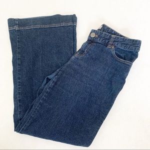 J. Jill Flare Leg Medium Rise Denim Blue Jeans